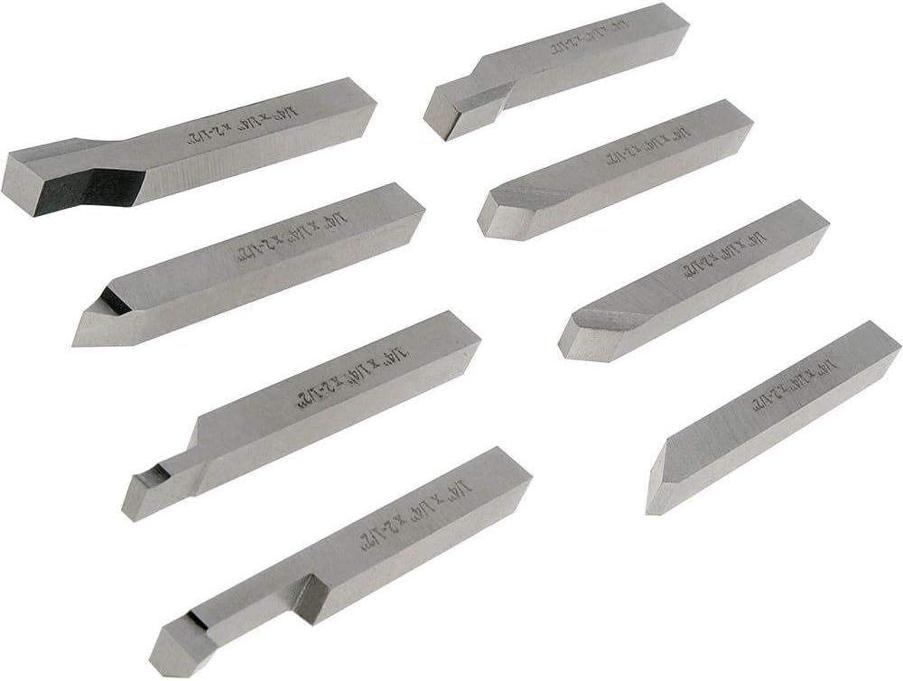 Grizzly H5870 8-Piece HSS 1/4-Inch Mini Too Length Set