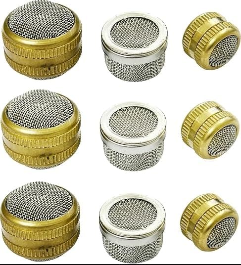 TAURISH 9pc Brass/Steel Ultrasonic Cleaning Mesh Screw Basket Watch Tool 16,25,20mm Set