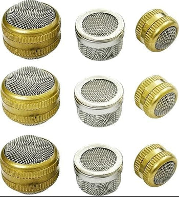 TAURISH 9pc Brass/Steel Ultrasonic Cleaning Mesh Screw Basket Watch Tool 16,25,20mm Set