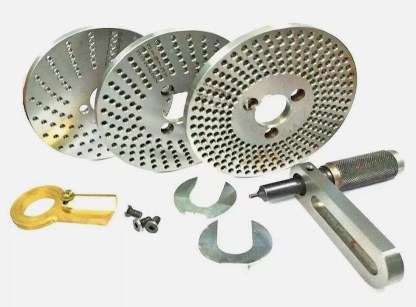 Taurish Dividing Indexing Plate Rotary Set Table Hv4 Plates For Hv6 Horizontal