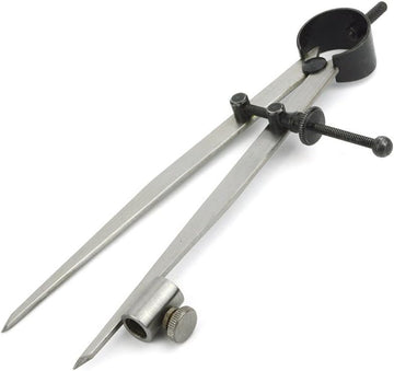 New 12" Precision Compass Pencil Holder/Spring Divider/Scriber