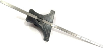 TAURISH Stainless Steel Ruler Engineer's Depth Gauge Metric & Imperial 6