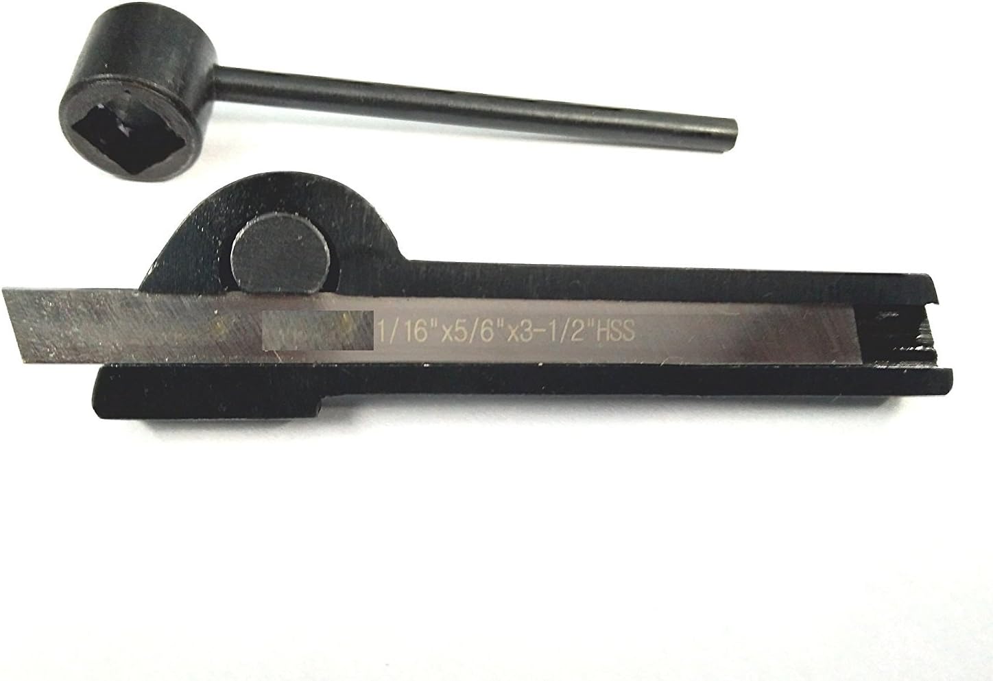 Lathe Cut off Parting Tool Holder 1/2" Width & HSS Blade 1/16"x 5/16" x 3.1/2"