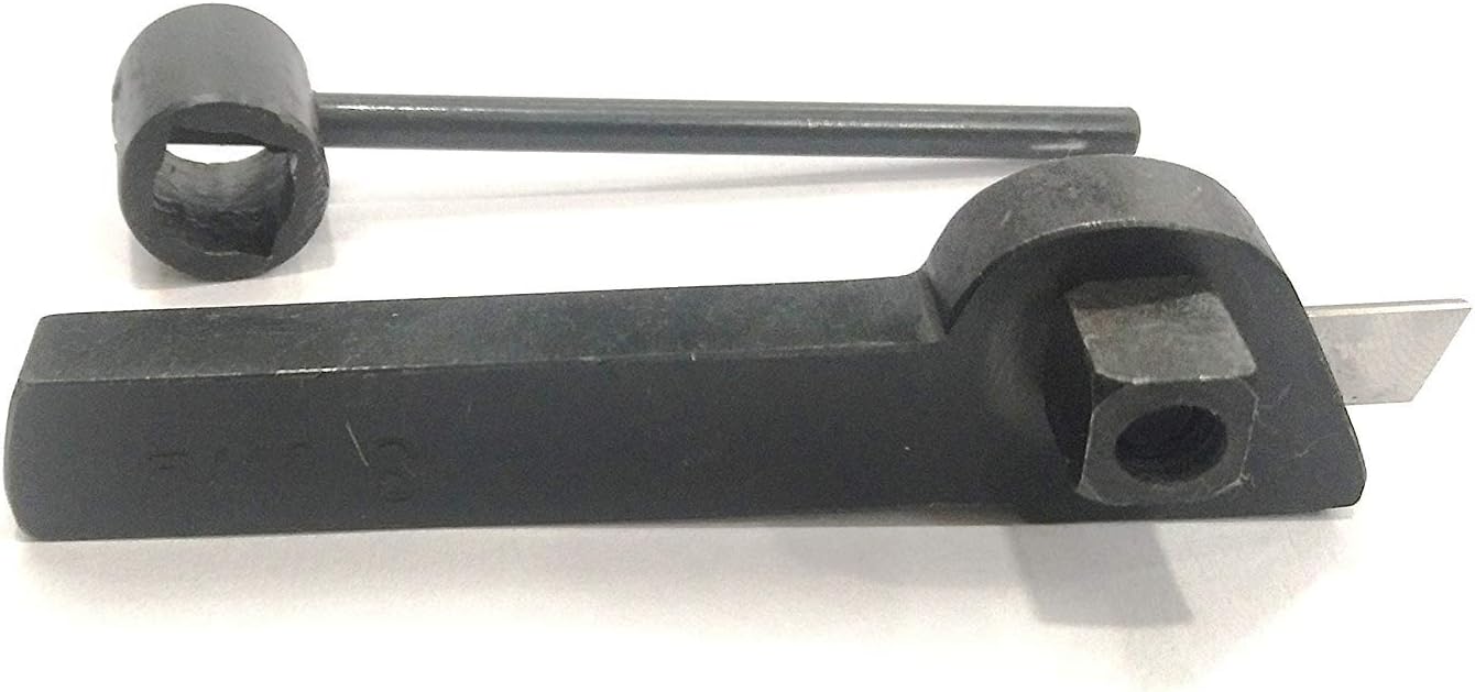Lathe Parting Tool Holder With 5pc HSS Blade 1/16" x 5/16" x 3.1/2"