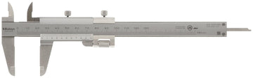 Mitutoyo 532-101 Vernier Caliper, Stainless Steel, 0-130mm Range, +/-0.03mm Accuracy, 0.02mm Resolution