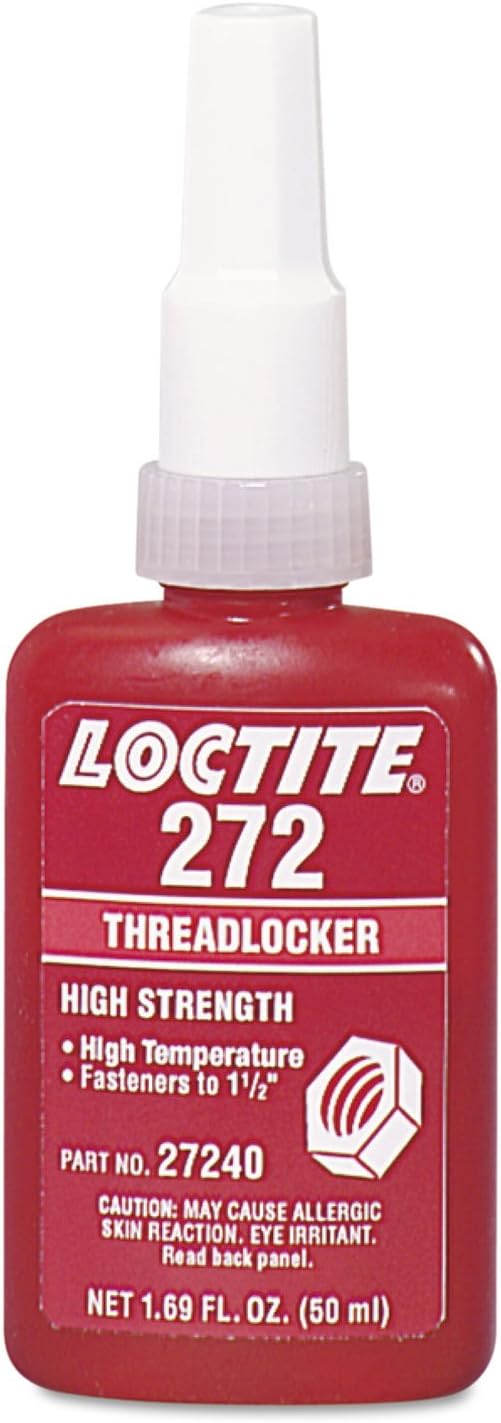 Loctite 272 Threadlocker, High Temp/High Strength - threadlocker 50 ml bottle 272 high temp