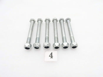 Royal Crusaders New Spare Nut Bolt M12 X 100 6 pcs Suitable for JCB