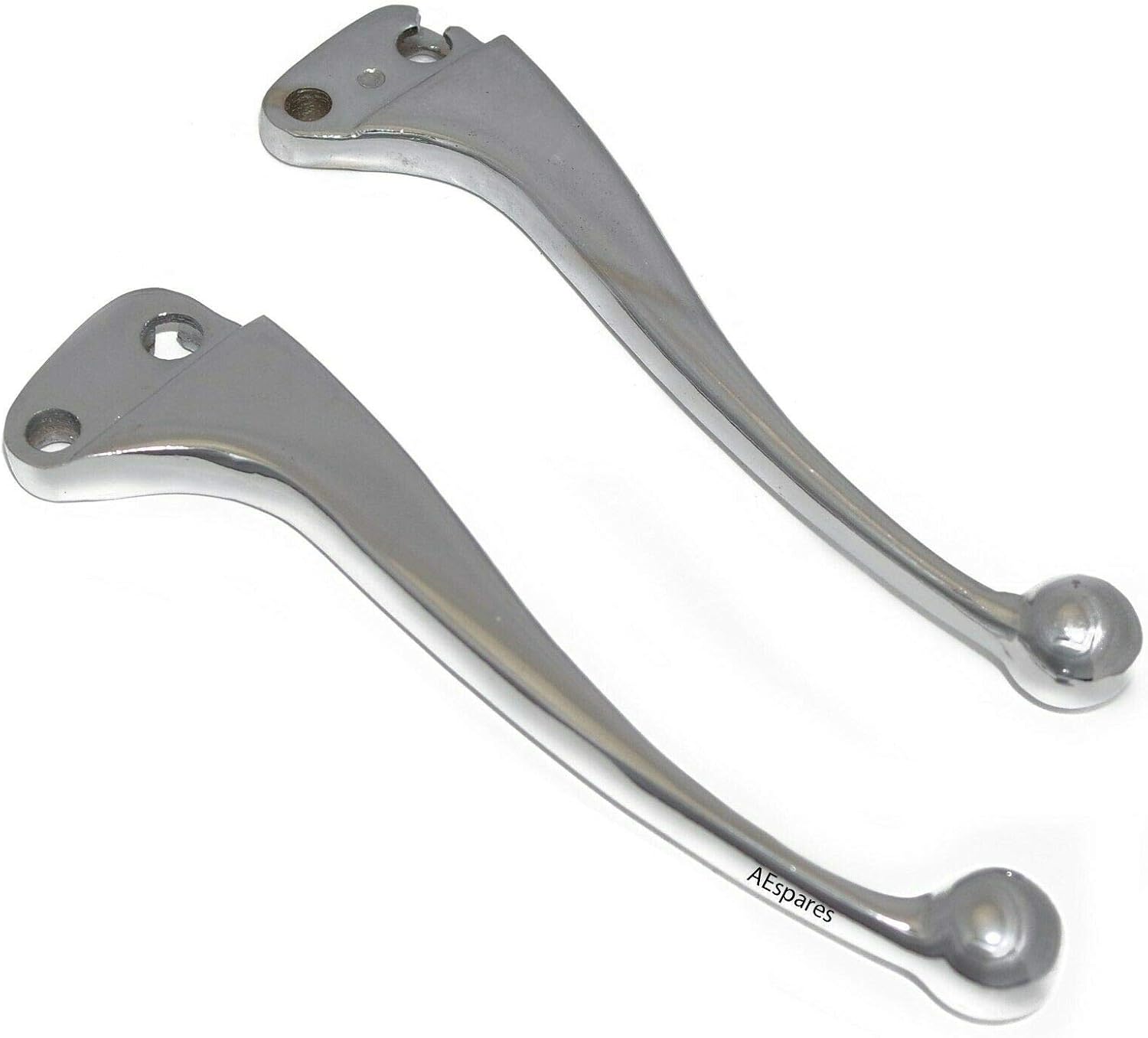 TAURISH Vespa Ball End Brake Clutch Lever Set Alloy Chrome plated