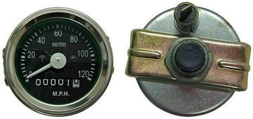 Royal Crusaders Replica Smith Speedometer 0-120MPH 2.5" Dia For BSA,TRUIMPH,AJS Etc