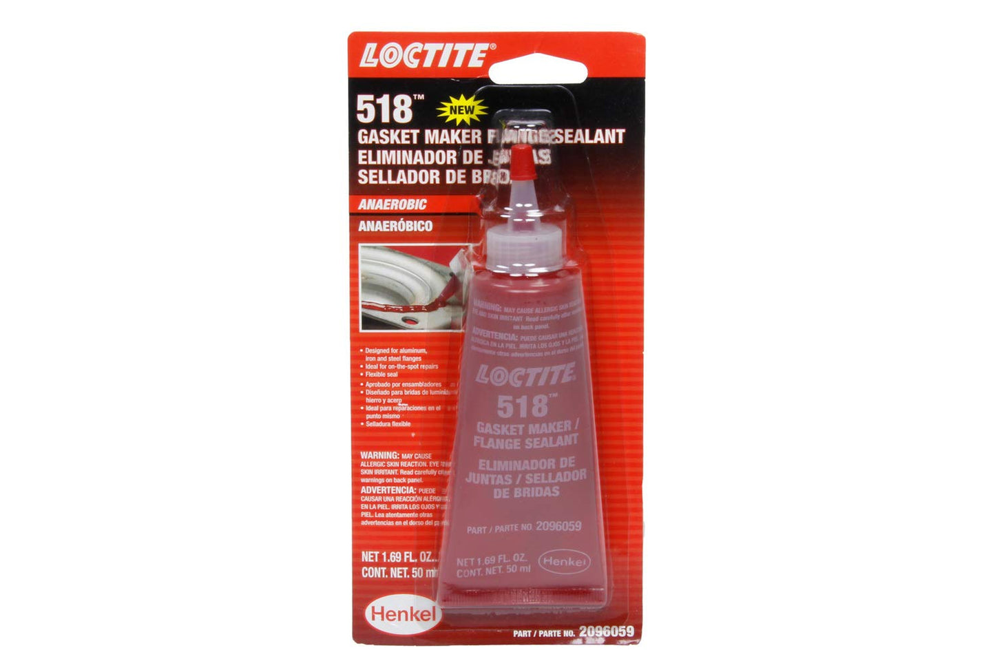 Loctite Gasket Sealant,50mL,Red,Paste