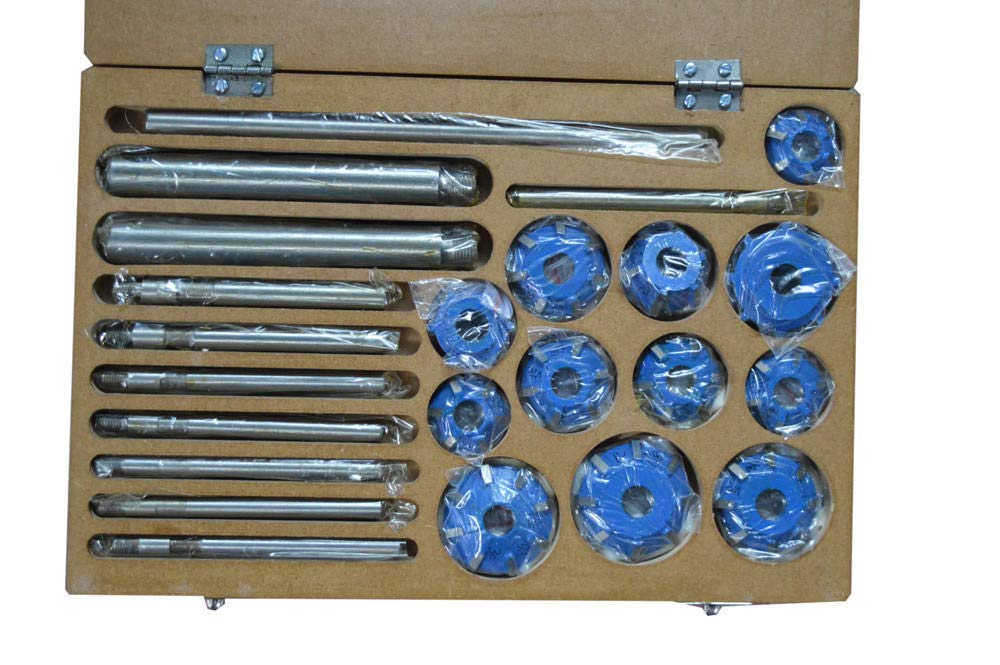Valve SEAT Cutter Set Carbide Tipped Fast & ECONOMICAL 12 Size Cutters + 8 Stems