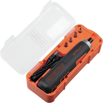 BLACK AND DECKER New AI Li-ion Cordless Screwdriver with E-Clutch and Intelligent Torque System (4 Accessories)