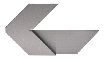 TAURISH Slotted Angle Plate Cast Iron Machine 110 x 89 x 75 MM - Precision Ground, Open End, 5 Slots, Stress Relieved, Workholding Fixture for Metalworking