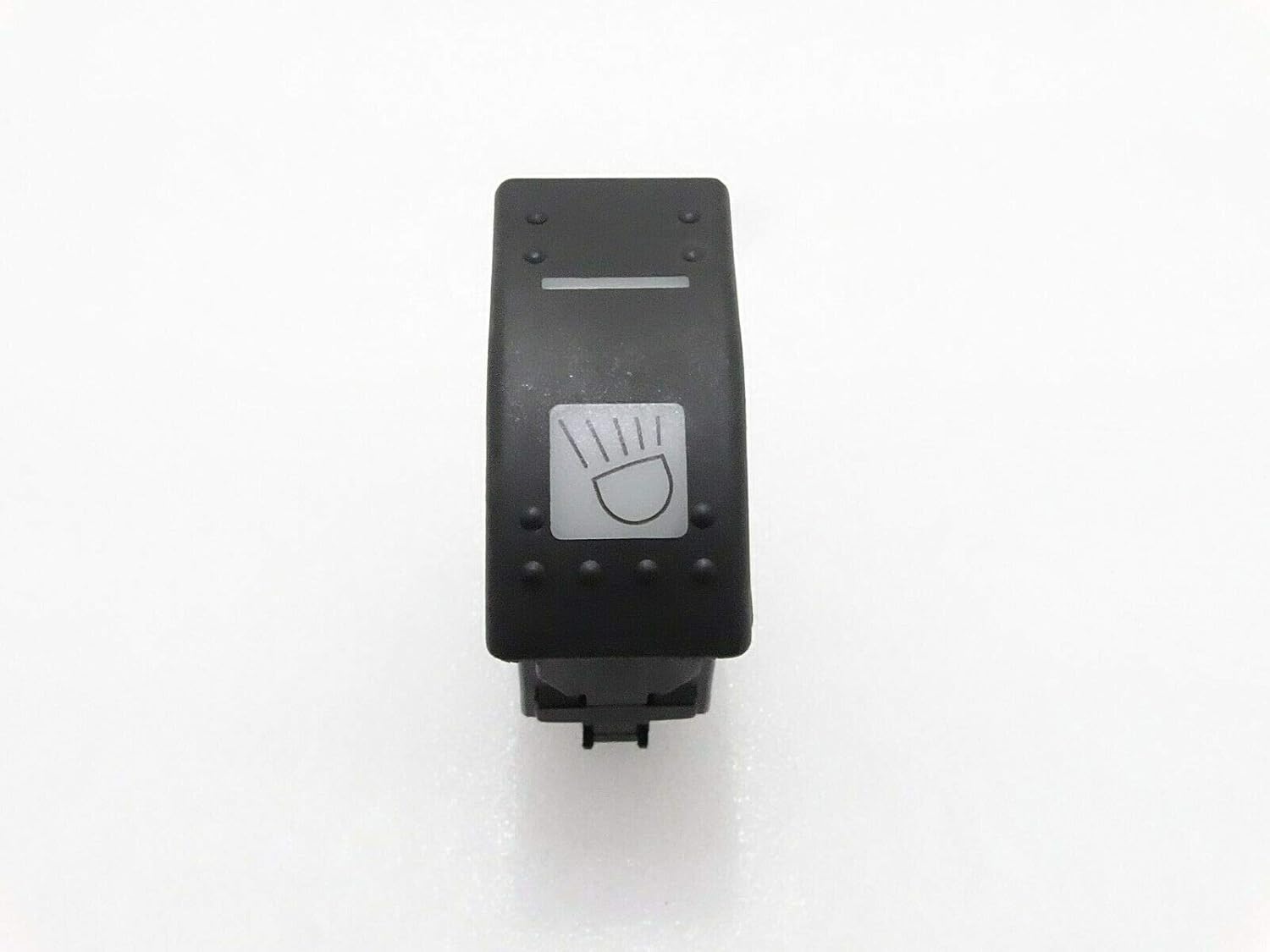 NGK Royal Crusaders Panel Switch, Rocker, Push Button, Black, 1-way, 1 Count, Suitable for JCB 3CX (Part No.701/60004)