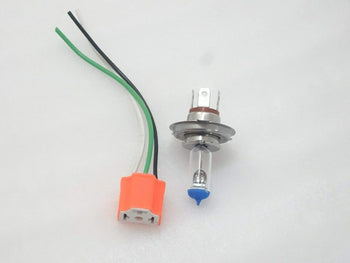 Royal Crusaders Massey Ferguson Wiring Plug Socket Wire 3 Pin For Head Light With Bulb