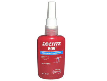 Genuine Henke Loctite 609 X 50ml Retaining Compound, General Purpose, Green Color