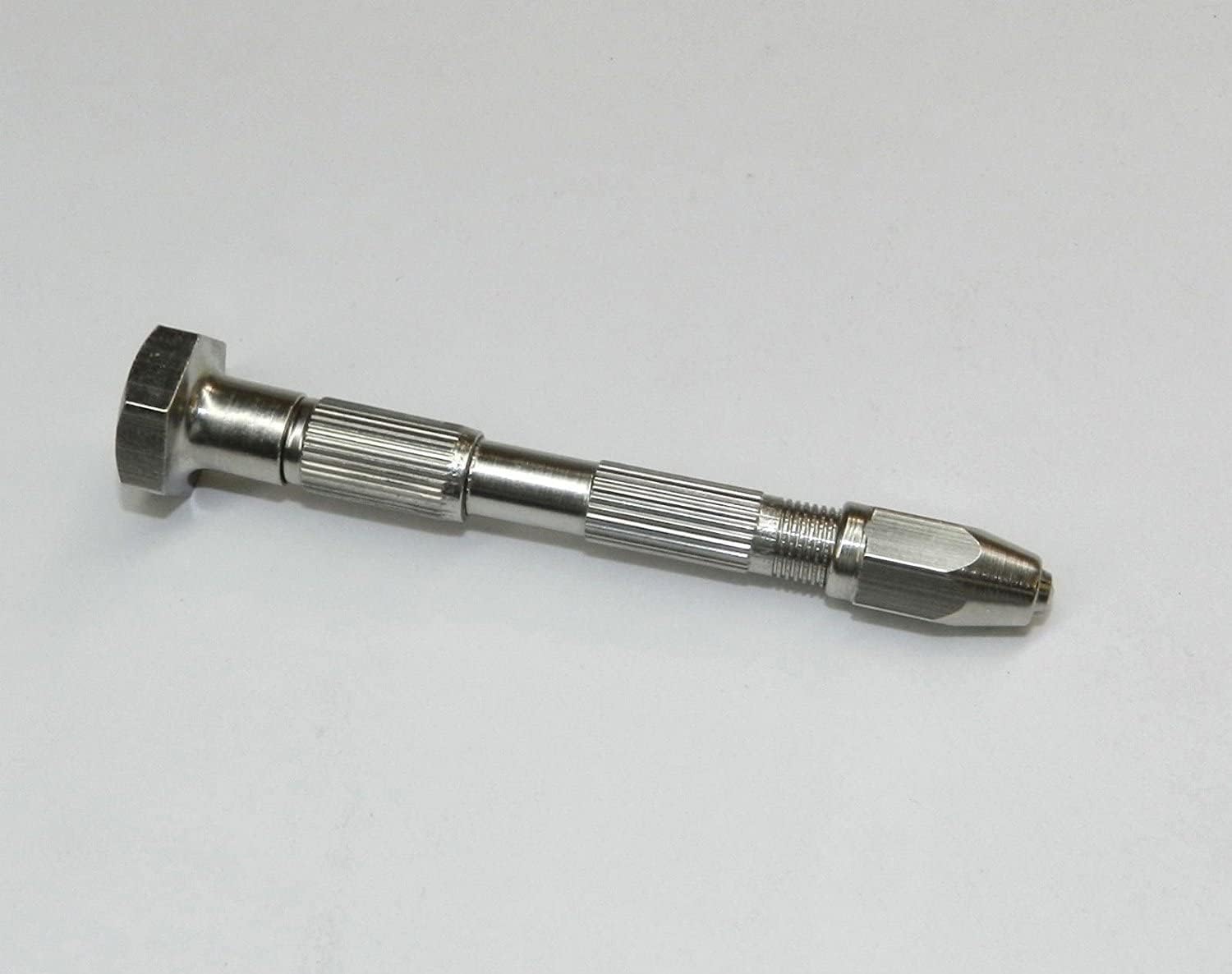 Pin Vise Swivel Head 2 Chuck 4 Sizes Hand Drill Tool Capacity Range 0-1/8"