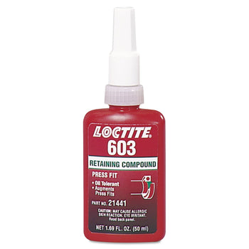 Henkel Loctite 603 Retaining Compound - High Strength 50 ml Retaining Oil Tolerant