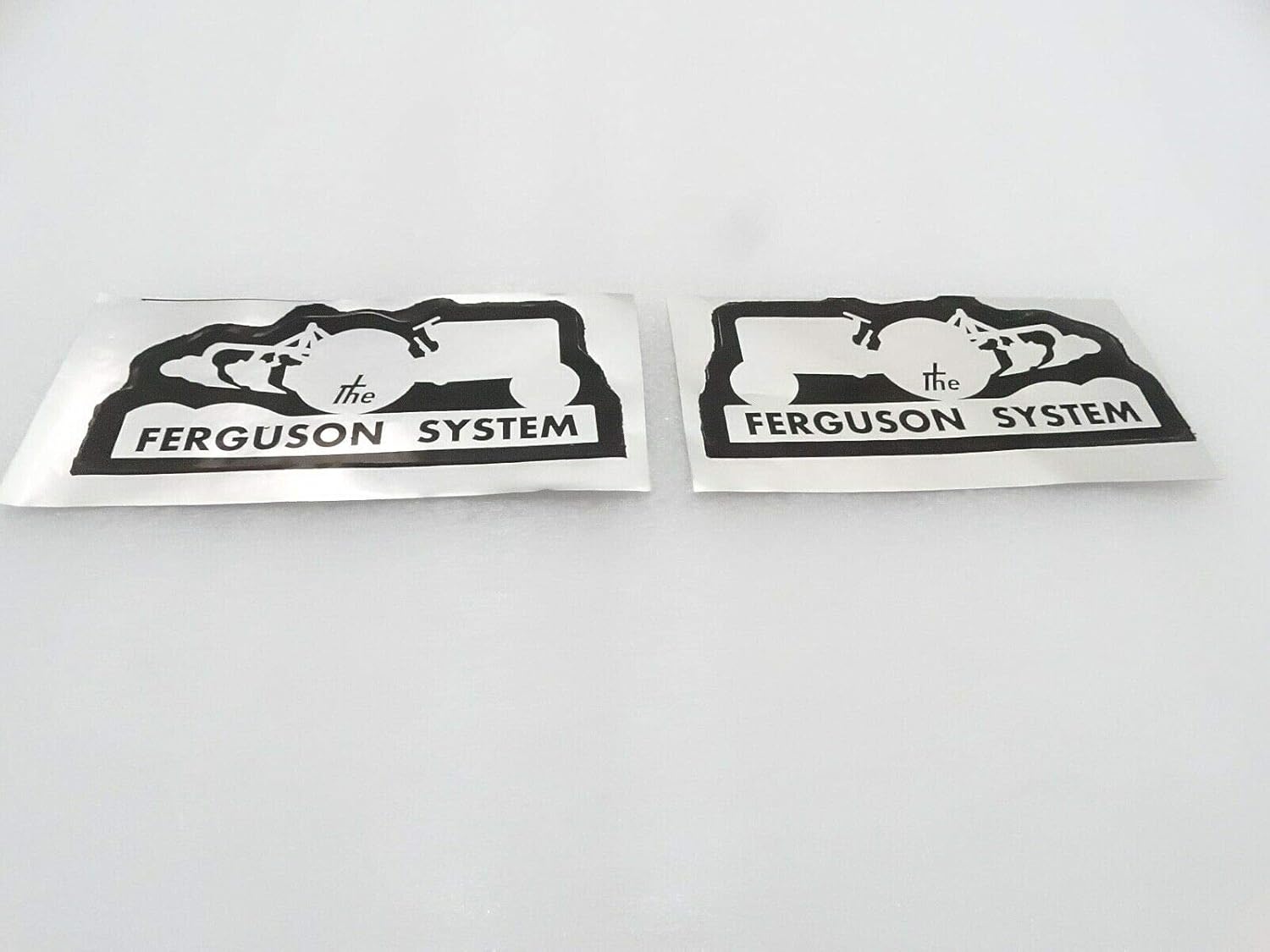 Royal Crusaders Massey Ferguson Tractor"The Ferguson System" Sticker (Pair)