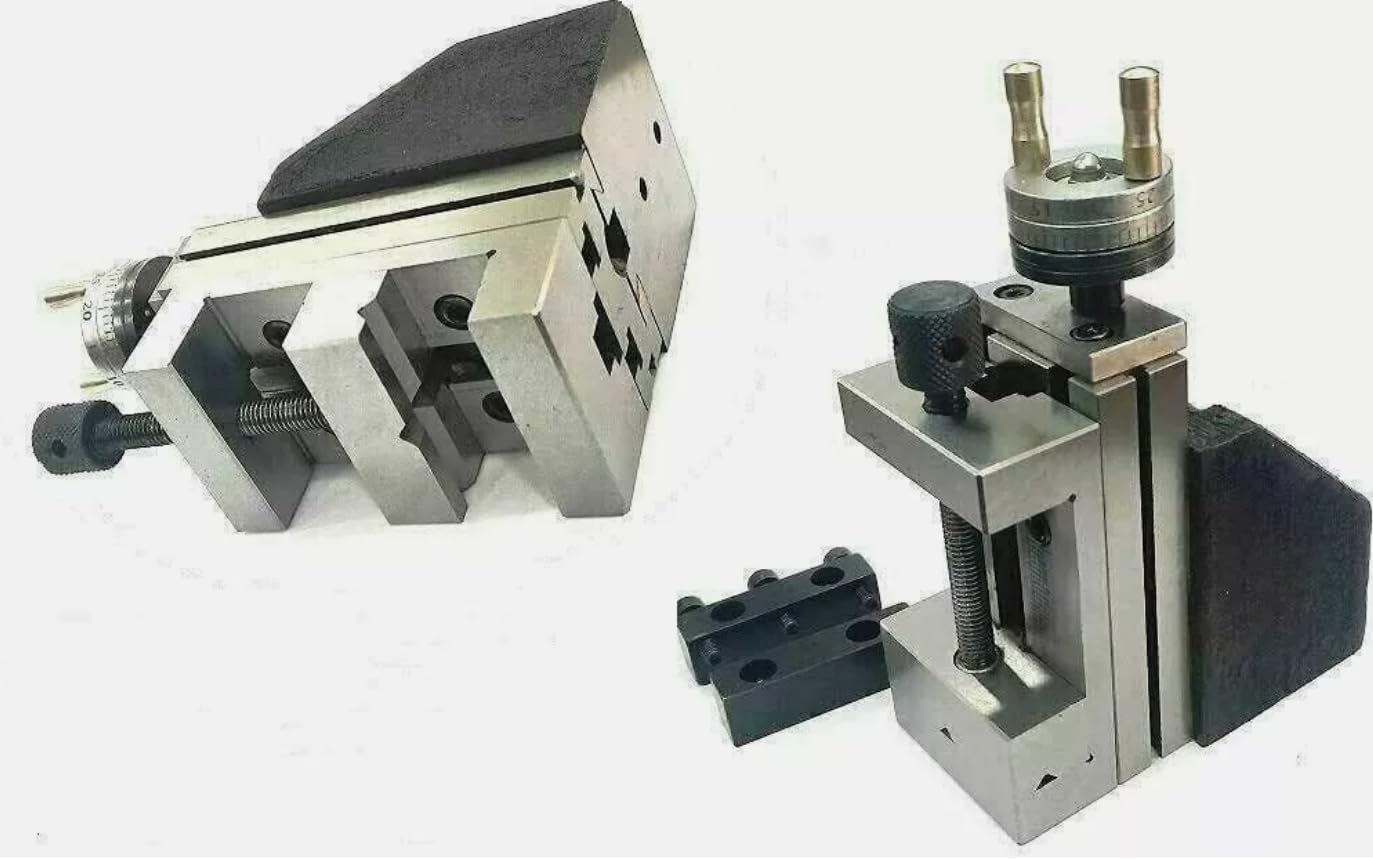 Taurish Mini Vertical Slide with 2"/50mm Steel Vice-Instant Milling Toolpost Lathe