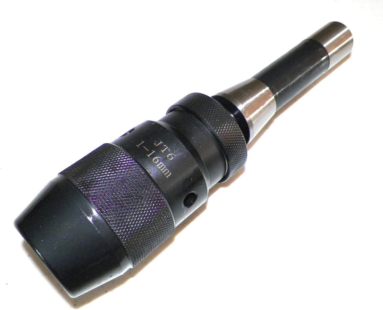 Keyless Drill Chuck JT6 Taper Mount Adjustable 1/32" to 1/2" 3 Jaw for Lathes Milling Drilling Machine with R8 Shank Arbout