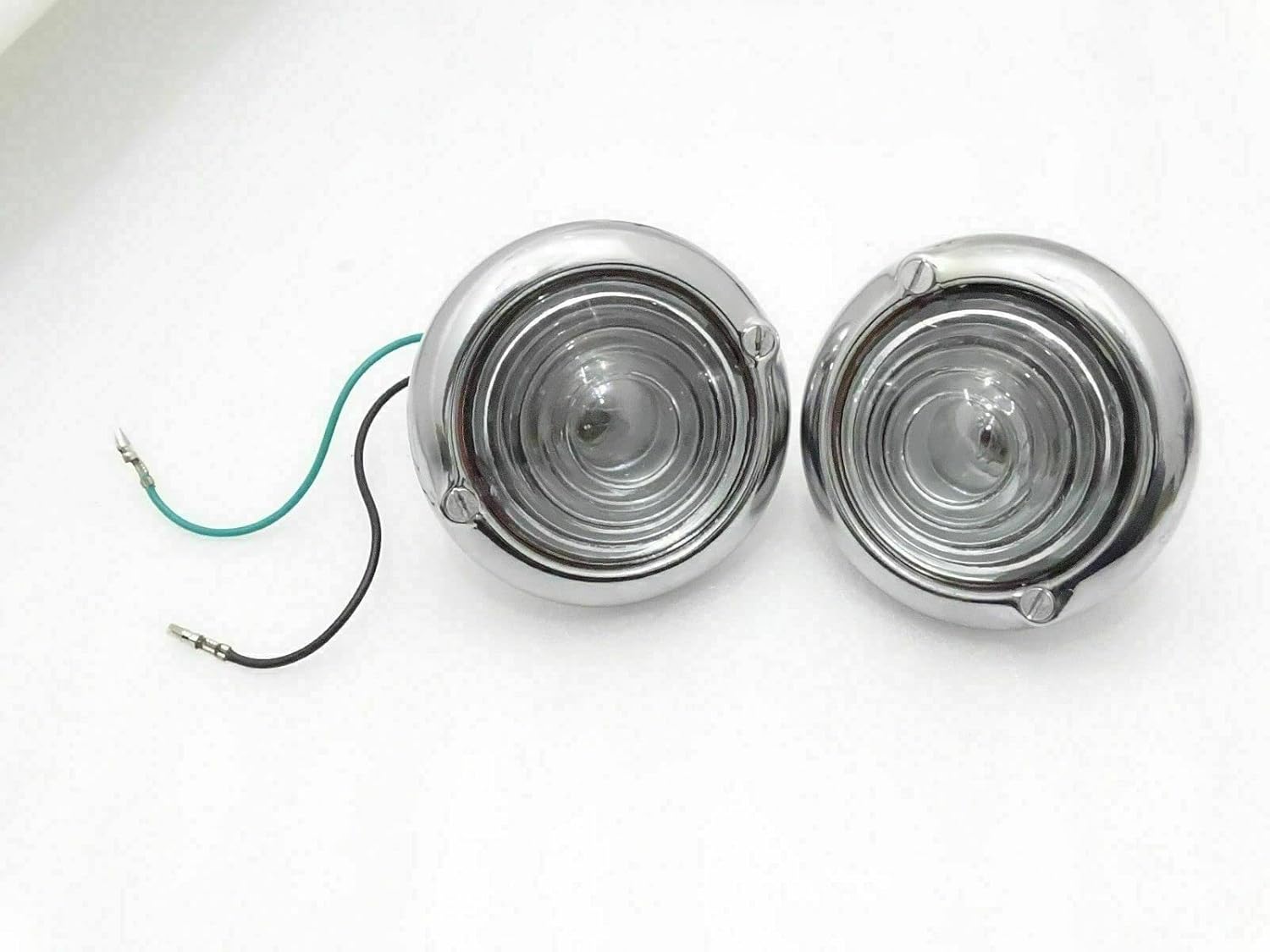 FITS FOR WILLYS FORD JEEP PARKING TURN SIGNAL INDICATOR CLEAR GLASS LIGHT