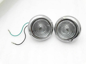 FITS FOR WILLYS FORD JEEP PARKING TURN SIGNAL INDICATOR CLEAR GLASS LIGHT