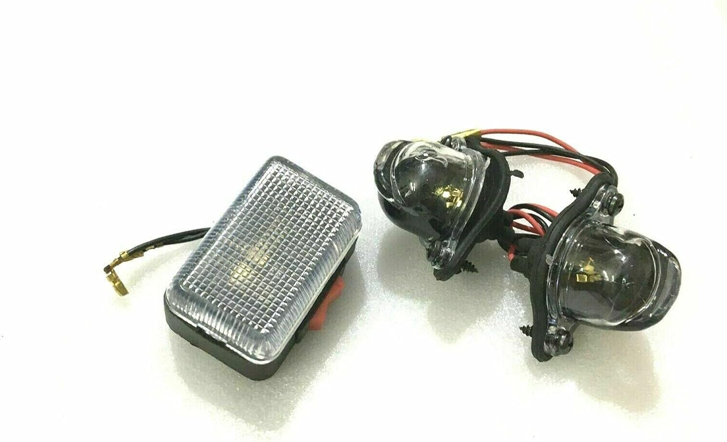 Royal Crusaders Suzuki Samurai Sierra SJ410 413 Number Plate Lights Pair & Roof Light
