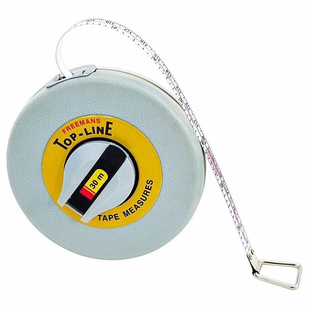 FREEMANS Topline - Professional Steel - Measuring Tape 30 Meter X 9.5 Mm