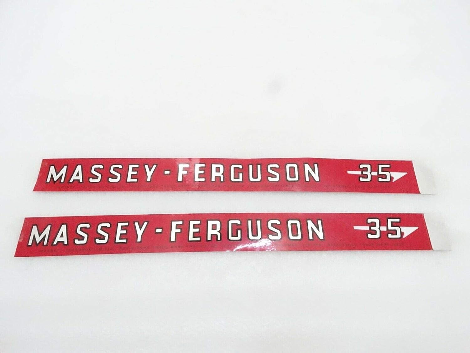 Royal Crusaders Massey Ferguson 35 Bonnet Hood Sticker Set