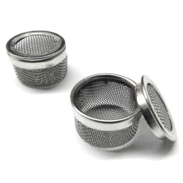 TAURISH Ultrasonic Cleaner Mini Basket Set Small Parts Mesh Holder for Screws and Tiny Components 2 Pieces Pack