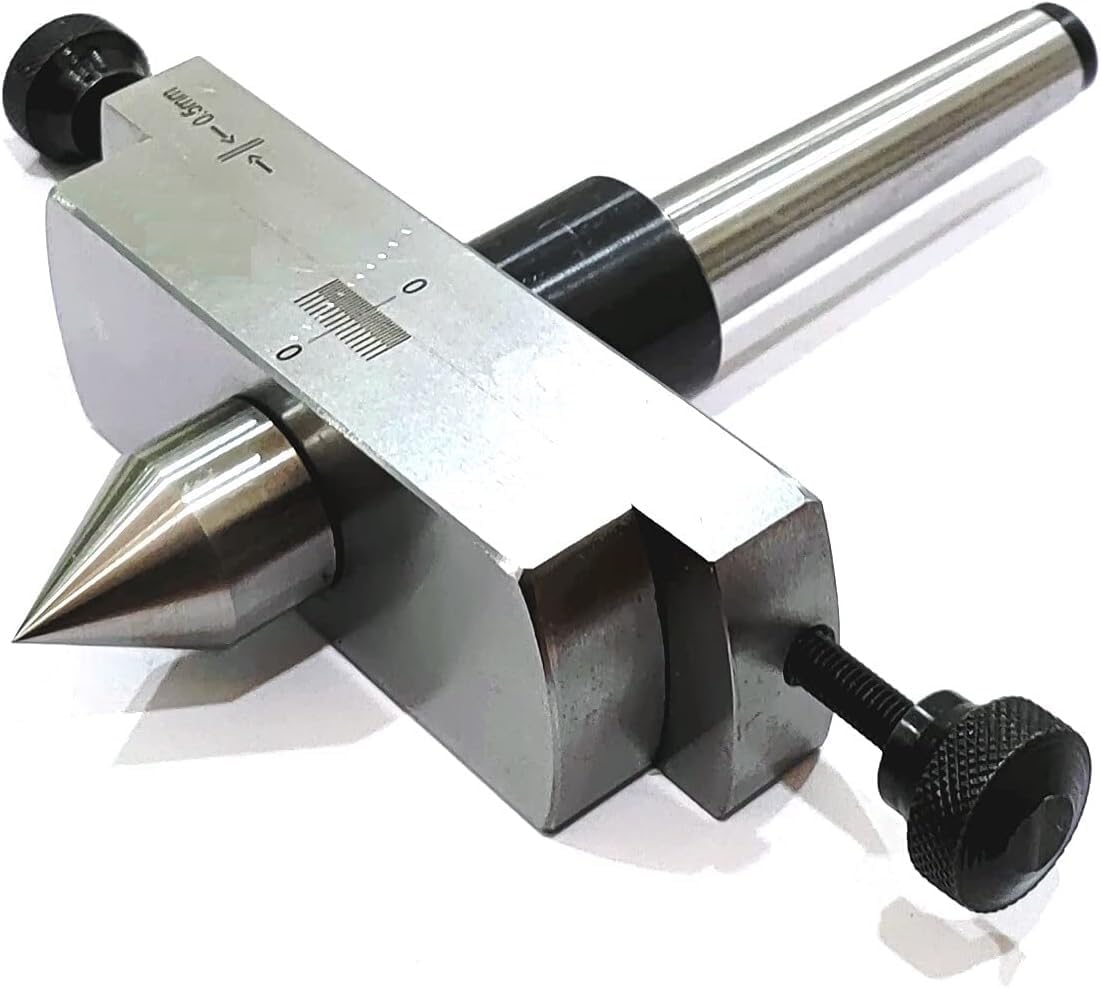 TAURISH Taper Metal Turning Attachment in 2MT Shank for Off-Setting Lathe's Tailstock
