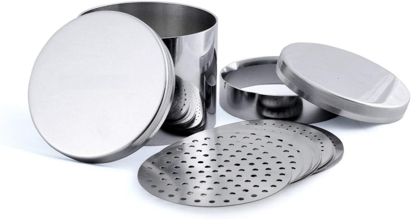 DIAMOND SIEVE 33 MM SET OF 42 PLATES JEWELRY TOOL MEASURE GEMSTONES ECO MODEL