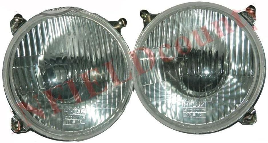 TAURISH Head Light Lamp Beam Assembly Dome 2 Units 'Massey Ferguson' Tafe Tractor