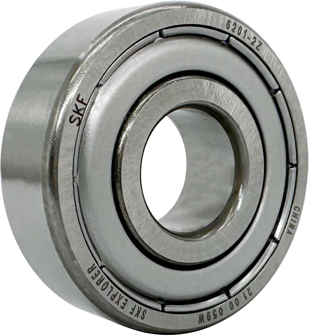 2PACK SKF Bearings 6201-2Z 12X32X10mm Double Metal Sealed Deep Groove Ball Bearings 6201ZZ