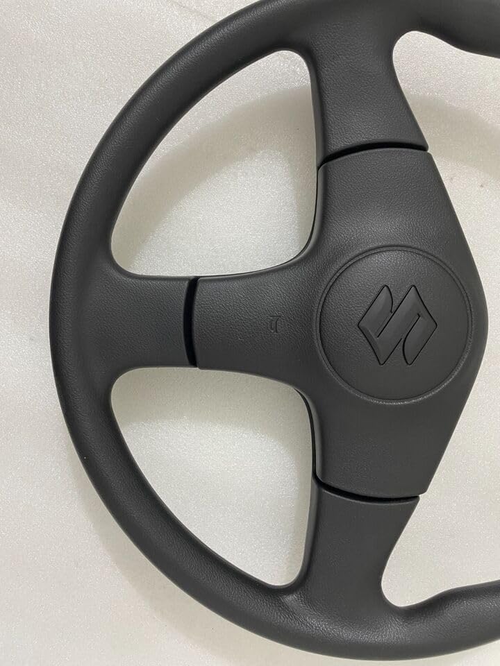 TAURISH Steering Wheel With Horn Button Black Color Suzuki Samurai SJ410 SJ413 Jimny