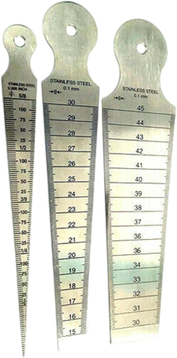 TAURISH Set of 3 Tape Bore Gauge 1/16