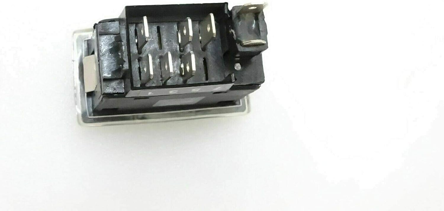 NGK Royal Crusaders Mahindra Tractor Hazard Warning Switch 8699R91/8692, Push Button, Black
