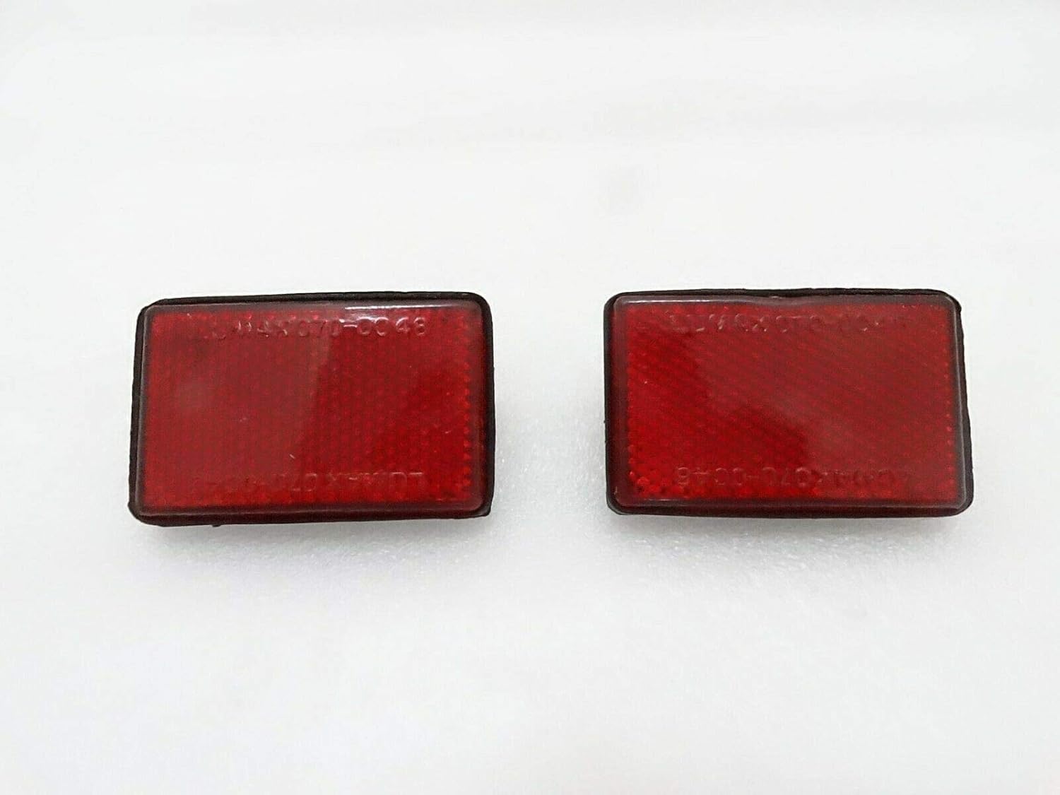 Royal Crusaders Yamaha RD250 RD350 RD400 TX500 TX650 T750 RX100 Frame Reflectors (Pair)