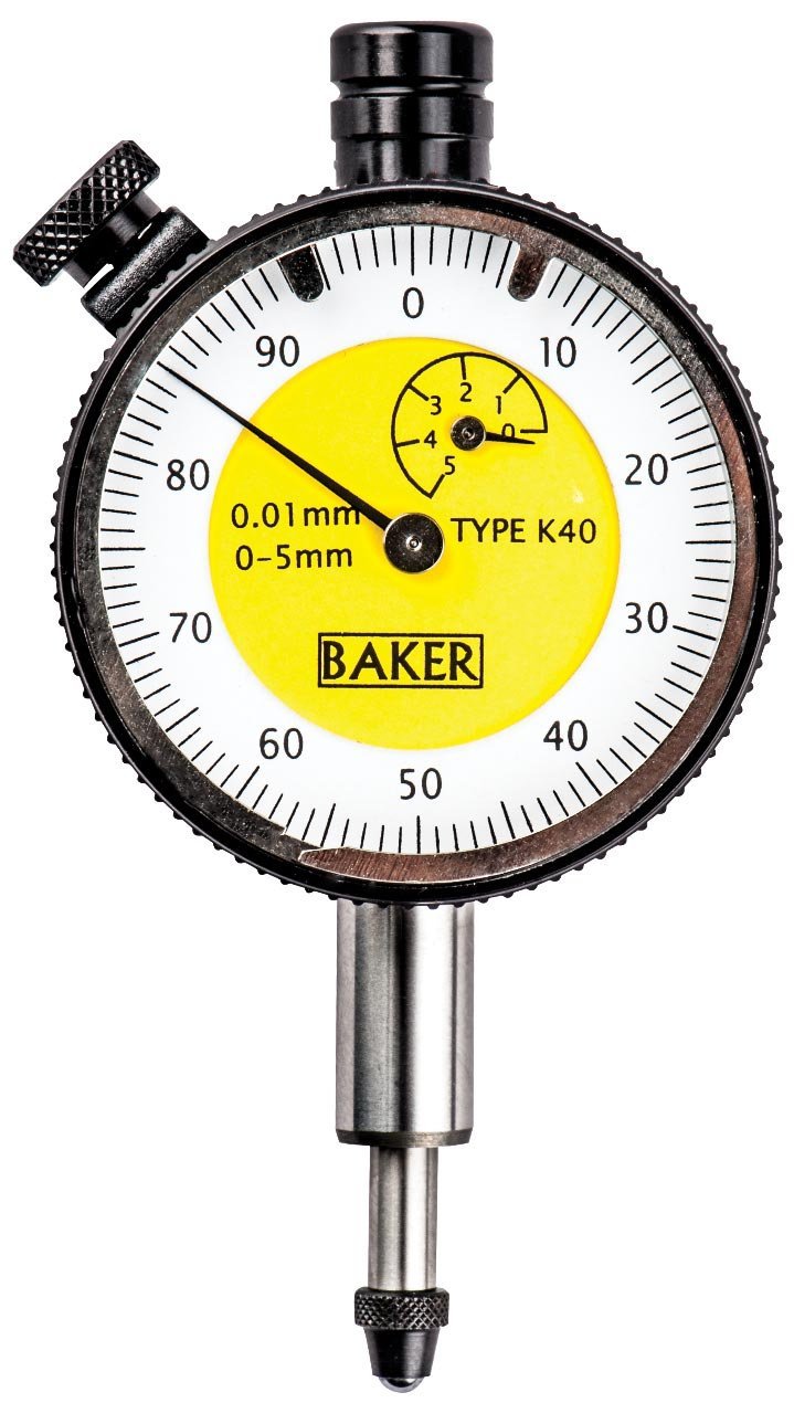 Baker K40 Plunger Type Dial Gauge