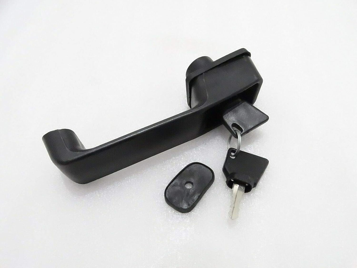 Royal Crusaders JCB 3DX 3CX BLACK PLASTIC DOOR LOCK HANDLE WITH 2 KEYS
