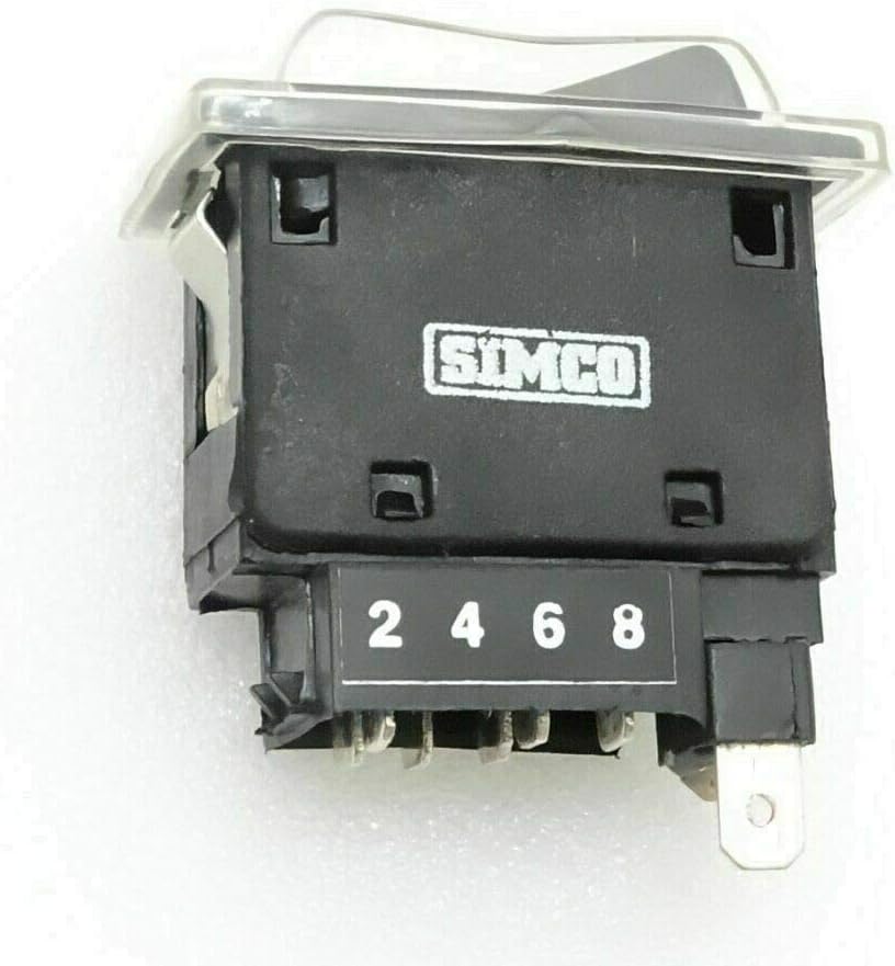 NGK Royal Crusaders Mahindra Tractor Hazard Warning Switch 8699R91/8692, Push Button, Black