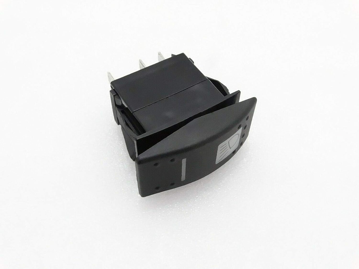 NGK Royal Crusaders Panel Switch, Rocker, Push Button, Black, 1-way, 1 Count, Suitable for JCB 3CX (Part No.701/60004)