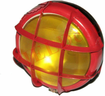 TAURISH Fog Light LAMP with Yellow Lens 12V Tractor Universal Fit