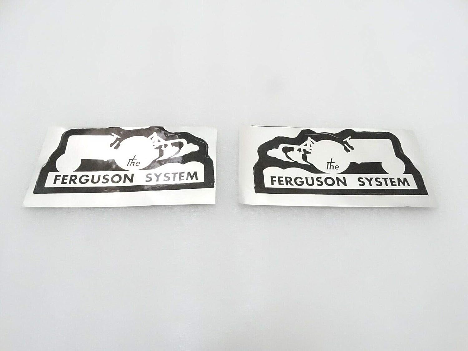 Royal Crusaders Massey Ferguson Tractor"The Ferguson System" Sticker (Pair)