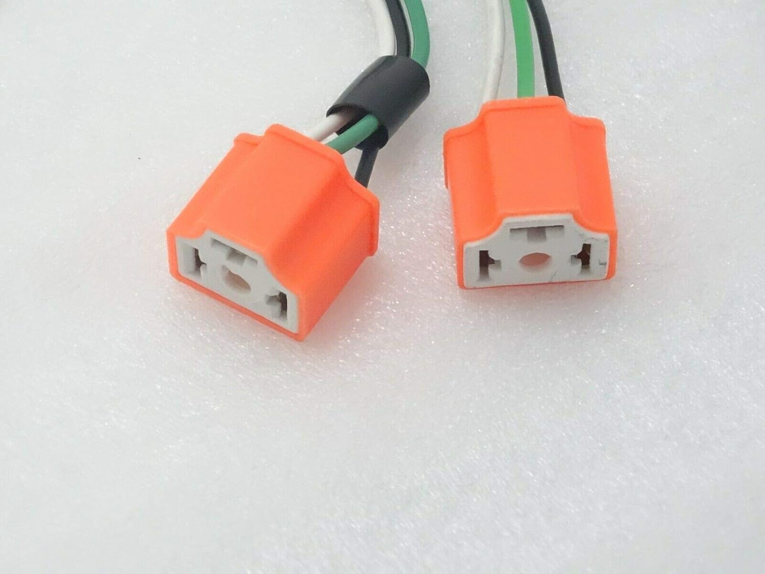 Royal Crusaders Massey Ferguson Tractor Wiring Plug Socket Wire 3 Pin Pair For Head Light