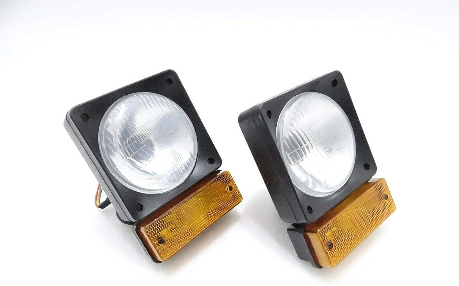 Royal Crusaders JCB LOADALL FASTRAC FRONT HEADLIGHT SET PAIR WITH INDICATOR ASSEMBLY