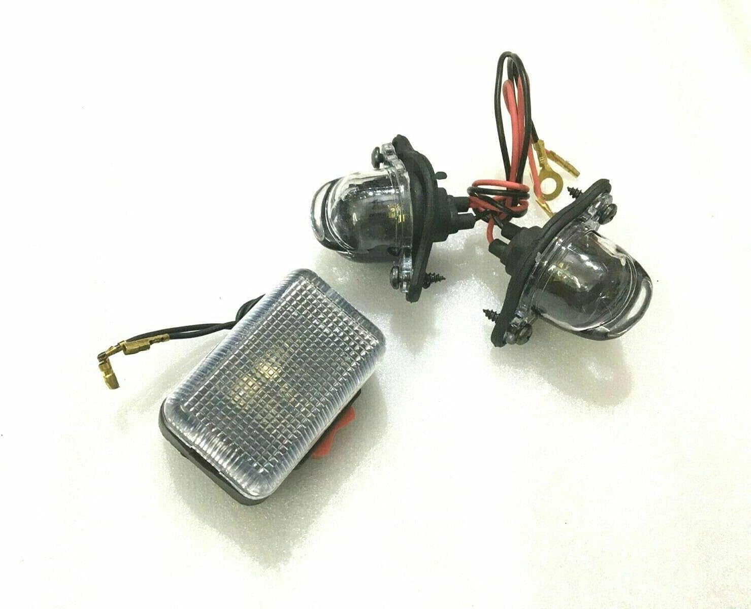 Royal Crusaders Suzuki Samurai Sierra SJ410 413 Number Plate Lights Pair & Roof Light