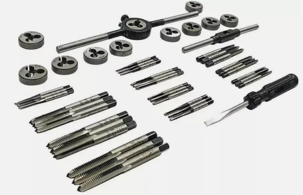 Taurish Tap British Association Set Complete Tap and Dies Set 0 To 10 BA