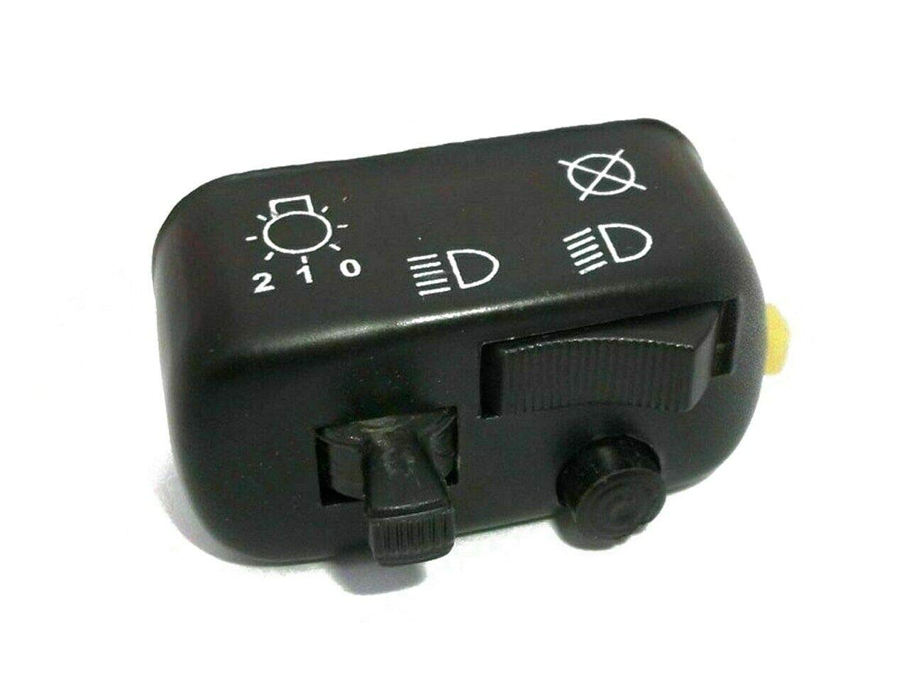 TAURISH 'VESPA' Light Horn Dipper & Engine Cut Off Switch 6 Volt